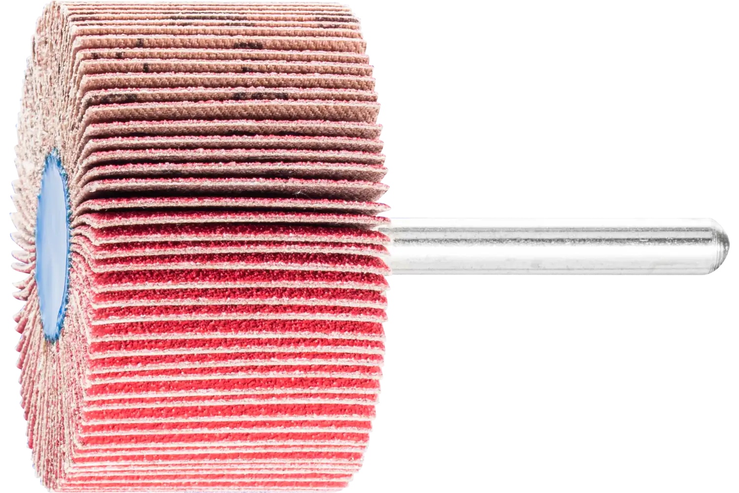 Picture of Pferd Mounted Flap Wheel, 2" X 1, 120 Grit, 1/4" Shank, Ceramic Oxide Co-Cool